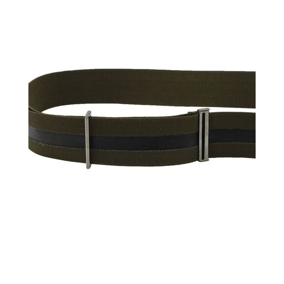 Jil Sander Belt in Olive Green Canvas